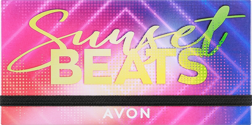 Палетка глітерів для макіяжу очей - Avon Sunset Beats — фото N2