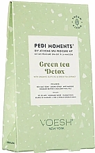Парфумерія, косметика Набір для педикюру "Зелений чай" - Voesh Pedi Moments Diy At-Home Spa Pedicure Kit Green Tea Detox
