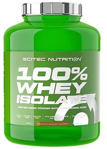 Протеин сывороточный изолят - Scitec Nutrition 100% Whey Isolate Chocolate Hazelnut — фото N1