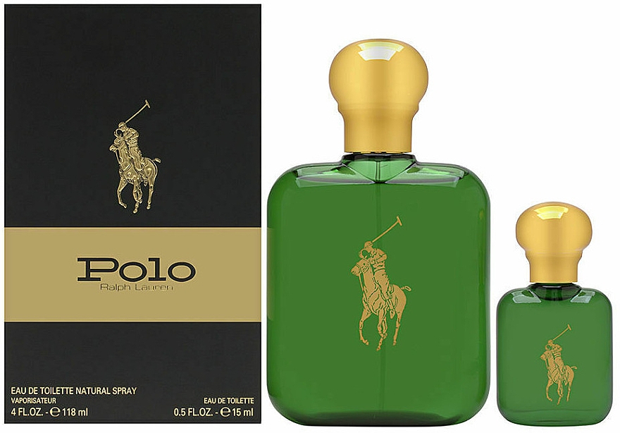 Ralph Lauren Polo Green - Набір (edt/118ml + edt/mini/15ml) — фото N1