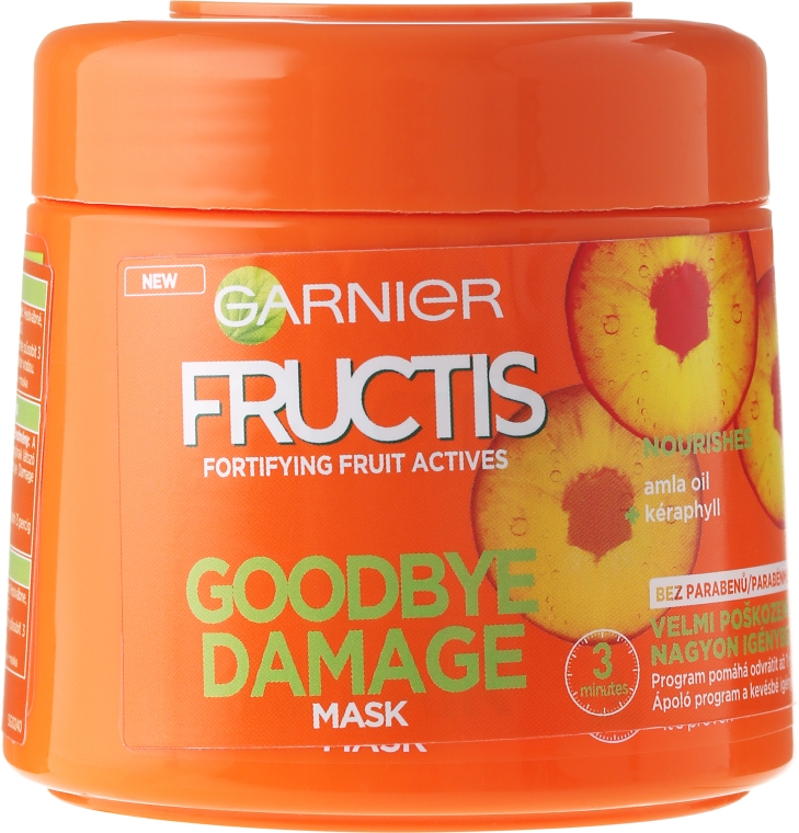 Маска для волосся "Прощавай ушкодження" - Garnier Fructis Good Bye Damage Hair Mask — фото N1