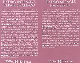 Набор - Hadat Cosmetics Repair Miracle Combo (shm/250ml + serum/110ml) — фото N3
