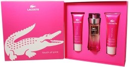 Парфумерія, косметика Lacoste Touch of Pink - Набір (edt/90ml + b/l/150ml + s/g/50ml)