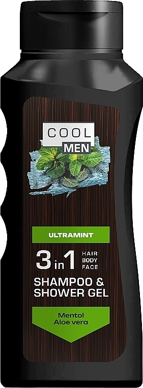 Гель-шампунь "Ultramint" 2в1 - Cool Men