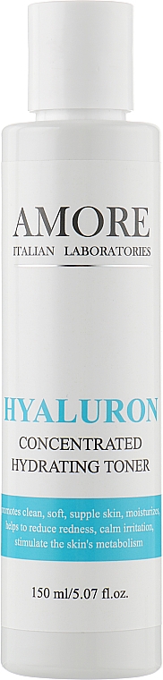 Концентрированный увлажняющий гель-тонер с гиалуроновой кислотой и алоэ - Amore Hyaluron Concentrated Hydrating Toner