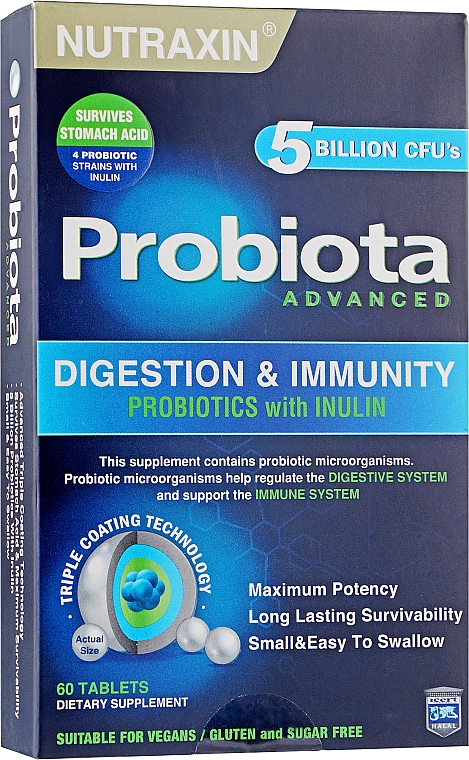 Диетическая добавка "Probiota Advanced" - Nutraxin — фото N1
