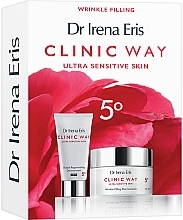 Духи, Парфюмерия, косметика Набор - Dr Irena Eris Clinic Way 5° (eye/cr/15ml + f/cr/50ml)