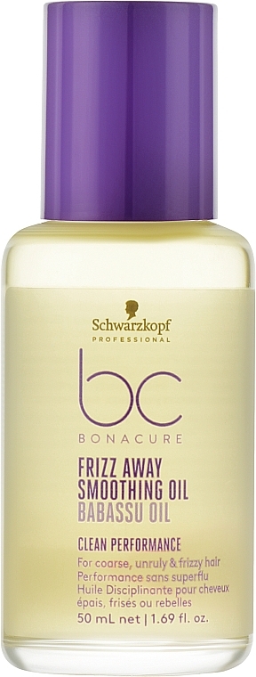 УЦЕНКА Масло для волос - Schwarzkopf Professional Bonacure Frizz Away Smoothing Oil * — фото N1