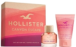 Духи, Парфюмерия, косметика Hollister Canyon Escape for Her - Набор (edp/50ml + b/lot/100ml)