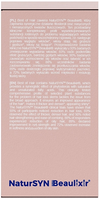 Біологічно активна добавка - Beautifly Best of Hair Dietary Supplement — фото N5