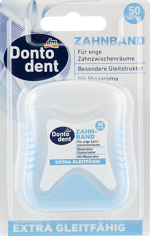 Зубная нить с ароматом мяты - Dontodent Extra Slippery — фото N2