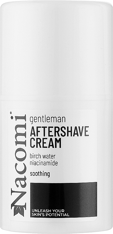 Успокаивающий крем после бритья для мужчин - Nacomi Gentelman Soothing Aftershave Cream For Men — фото N1