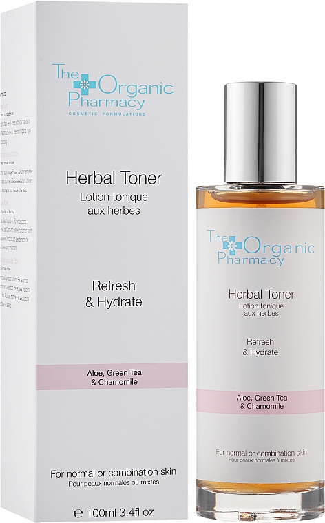 Трав'яний тонер для нормальної й комбінованої шкіри - The Organic Pharmacy Herbal Toner — фото N2