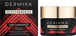 Нічний відновлювальний крем для обличчя - Dermika Mesotherapist Cream — фото N2