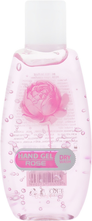 Гель для рук "Роза" сухое очищение - Bulgarian Rose Hand Gel Dry Wash Rose — фото N1