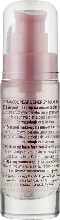 База под макияж с экстрактом жемчуга - Dermacol Pearl Energy Make-Up Base — фото N3