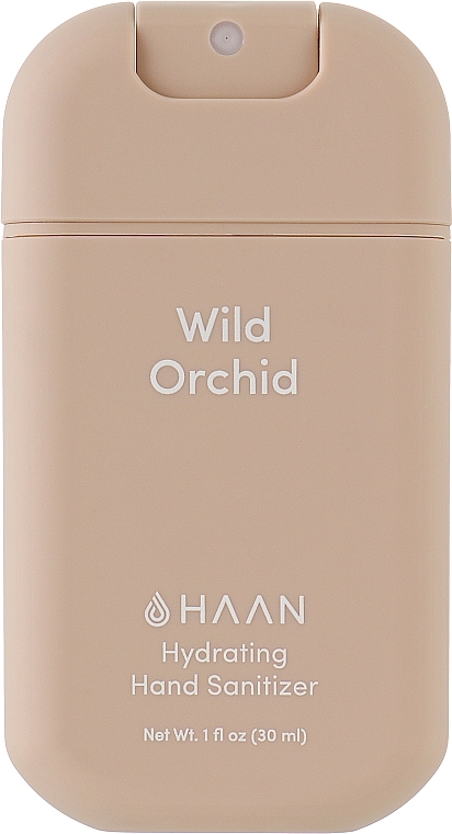 Очищуючий та зволожуючий спрей для рук "Дика орхідея" - HAAN Hydrating Hand Sanitizer Wild Orchid — фото N1