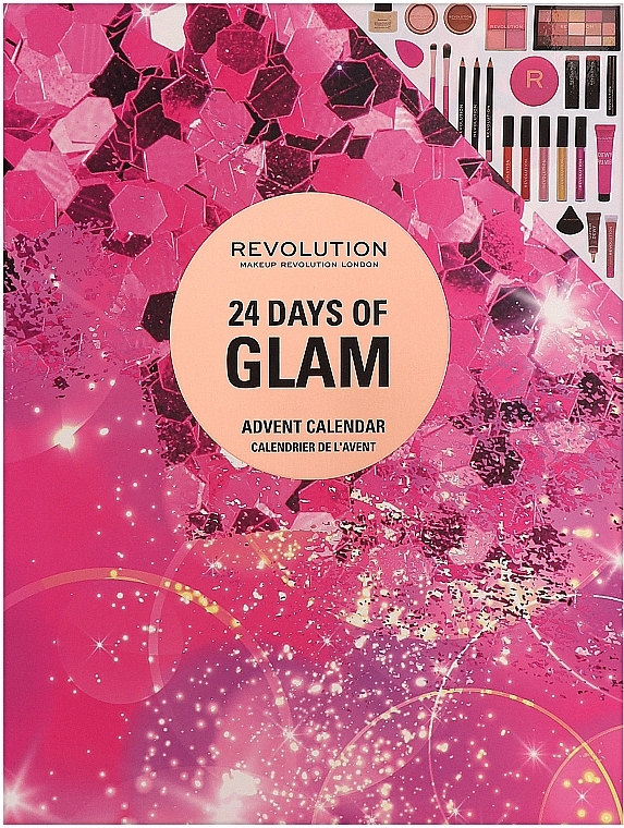 Набор "Адвент-календарь", 24 продукта - Makeup Revolution 24 Days of Glam Advent Calendar