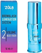 Состав для ламинирования "02 Volume Blue Fixer" - Zola Brow & Lash Lamination System — фото N1