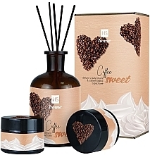 Духи, Парфюмерия, косметика Набор - HiSkin Home Coffee Sweet (candle/2x50ml + diff/150ml)