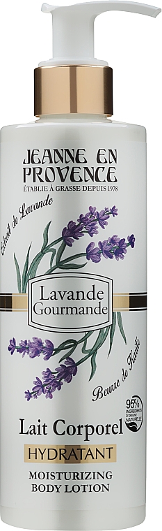 Молочко для тіла "Лаванда" - Jeanne en Provence Lavande Moisturizing Body Lotion — фото N2