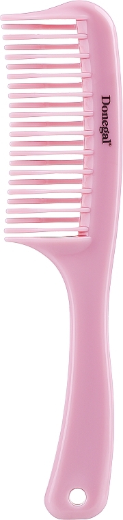 Гребень для волос, 20.4 см, 9801, розовый - Donegal Hair Comb — фото N1