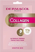 Духи, Парфюмерия, косметика Тканевая маска для лица - Dermacol Collagen+ Intensive Firming Tissue Mask