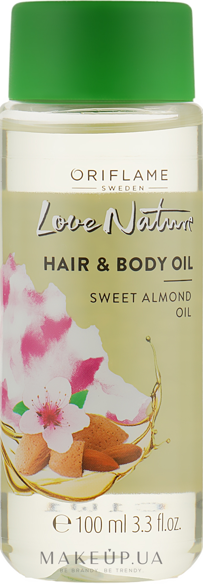 Миндальное масло для тела и волос - Oriflame Love Nature  — фото 100ml