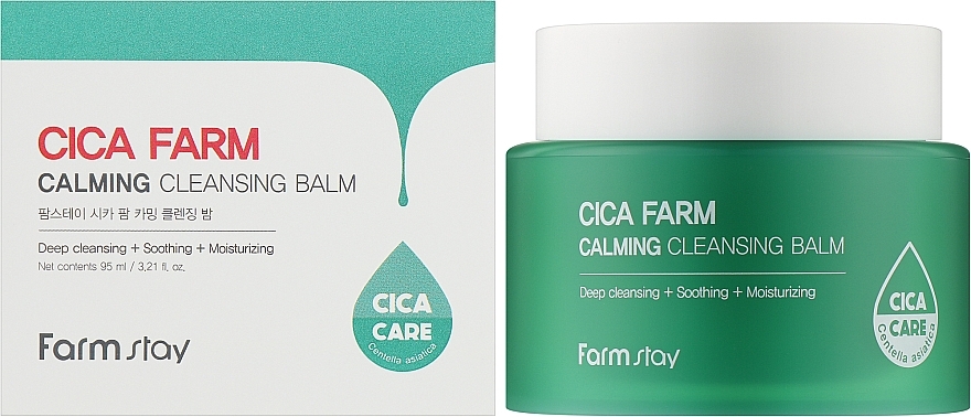 Очищающий бальзам для умывания - FarmStay Cica Farm Calming Cleansing Balm  — фото N2