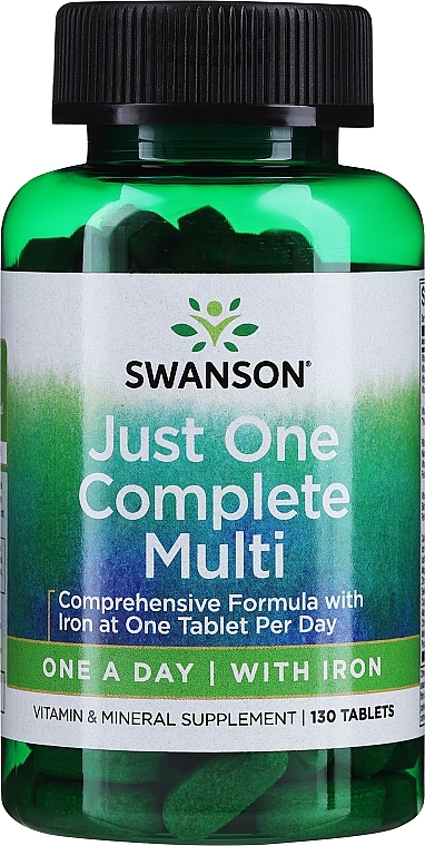 Комплекс витаминов и минералов - Swanson Multi With Iron Century Formula — фото N1