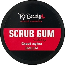 Парфумерія, косметика Скраб-жуйка для тіла "Вишня" - Top Beauty Scrub Gum