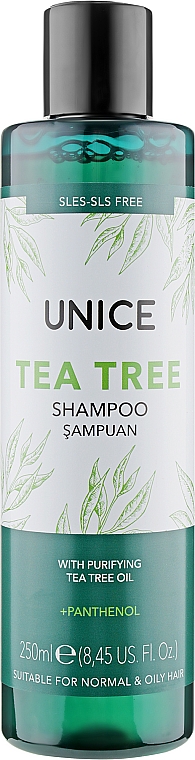 Набір - Unice Tea Tree Oil (f/wash/250ml + tonic/250ml + sh/250ml + soap/100g) — фото N7
