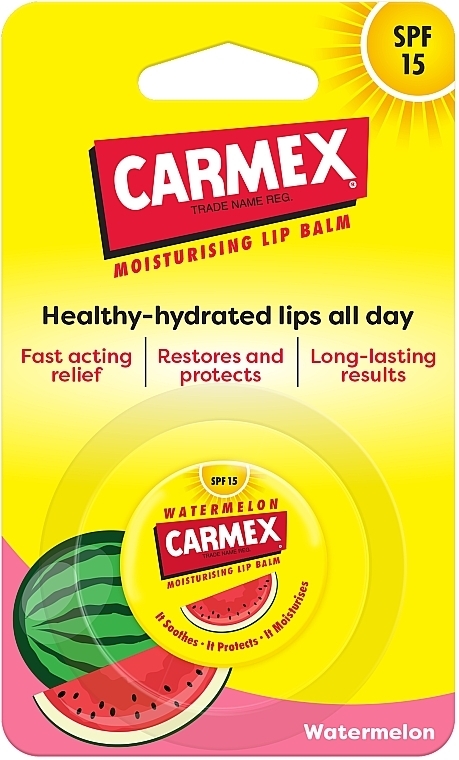 Бальзам для губ - Carmex Lip Balm Water Mellon — фото N2