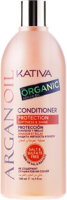 Зволожувальний кондиціонер для волосся, з олією аргани - Kativa Argan Oil Conditioner — фото N5