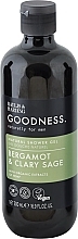 Гель для душа для мужчин - Baylis & Harding Goodness Natural Shower Gel Bergamot And Clary Sage — фото N1