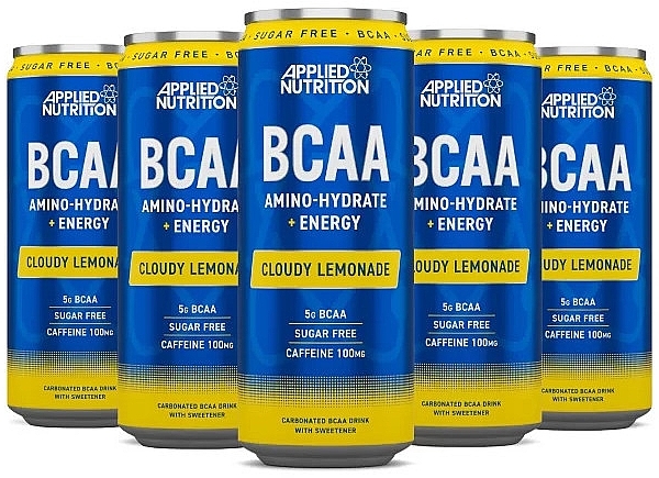 Енергетик "Хмарний лимонад" - Applied Nutrition BCAA Amino-Hydrate + Energy Cans — фото N1
