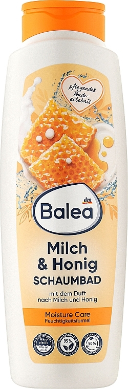 Піна для ванни з молоком та медом - Balea Milk & Honey Bath Foam — фото N1