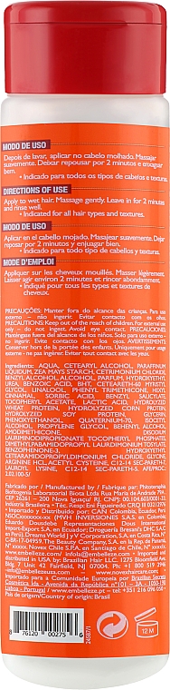 Кондиционер для тусклых волос - Novex Brazilian Keratin Conditioner — фото N2