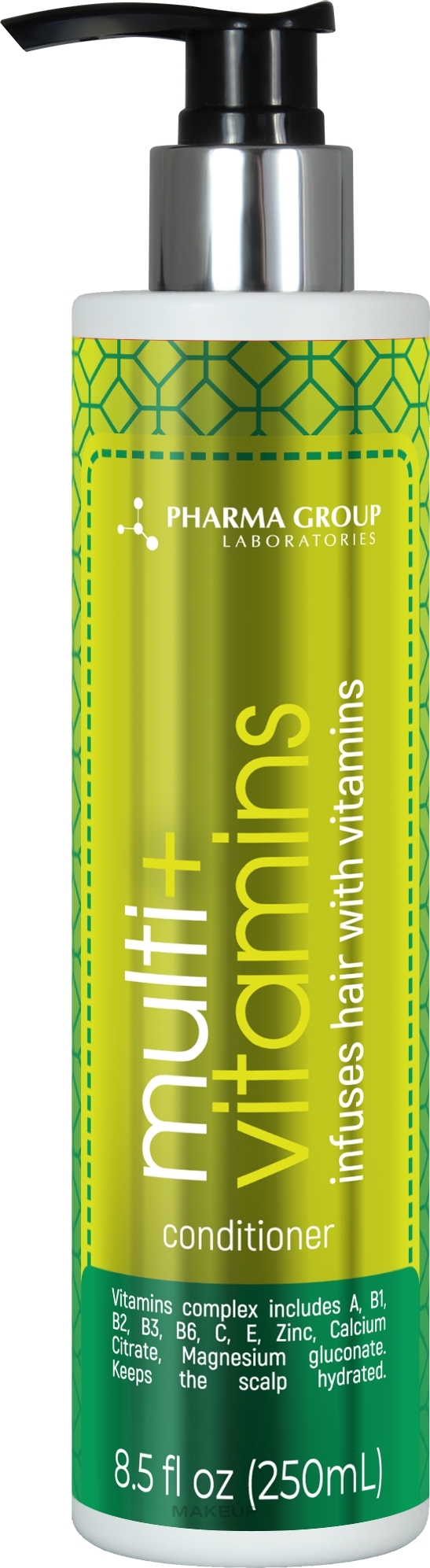 Бальзам для волосся "Енергія мультивітамінів" - Pharma Group Laboratories Multi+ Vitamins — фото 250ml