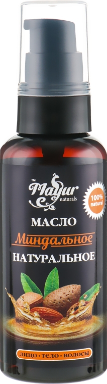 Набір для волосся та шкіри "Мигдаль і троянда" - Mayur (oil/50ml + b/mist/120ml) — фото N4