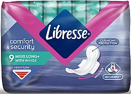 Гігієнічні прокладки, 9 шт - Libresse Maxi Long Soft — фото N2