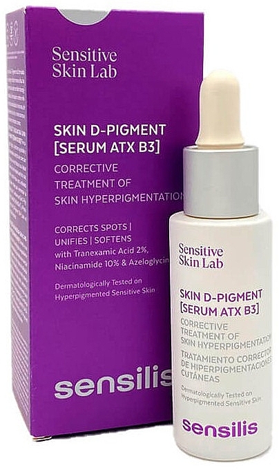 УЦІНКА Сироватка проти пігментних плям - Sensilis Skin D-Pigment Serum ATX B3 Corrective Treatment * — фото N3
