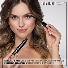 Тушь для ресниц "Удлинение и подкручивание" - Nanolash Length & Curl Mascara — фото N5