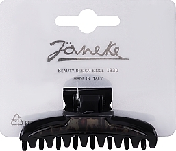Заколка-краб для волос JG71099 MAC, 7 x 2.6 см, черная - Janeke Hair Clip — фото N1
