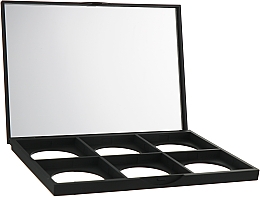 Палетка-рефил матовая, черная - Makeup Obsession Palette Medium Luxe Matte Black — фото N2