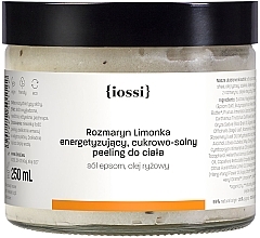 Пилинг для тела, сахарный "Розмарин и лайм" - Iossi Body Scrub — фото N1