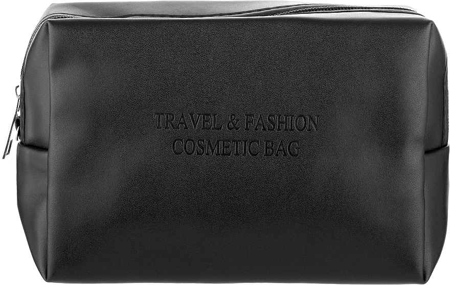 Косметичка CS1134B, чорна - Cosmo Shop Travel & Fashion Cosmetic Bag — фото N1