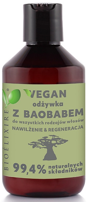 Кондиціонер для волосся "Інтенсивне зволоження й регенерація" - Bioelixire Baobab — фото N1