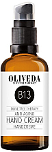 Духи, Парфюмерия, косметика Омолаживающий крем для рук - Oliveda B13 Anti Aging Hand Cream