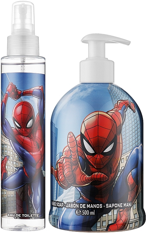 EP Line Marvel Spiderman - Набор (edt/150ml + l/soap/500ml) — фото N2